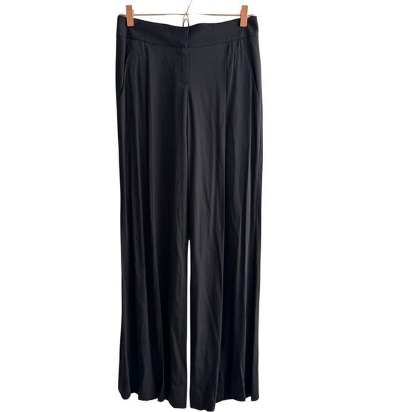 Theory Rianon Habitat Black Trouser Pant Size 3 - Picture 1 of 9